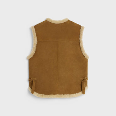 Veste Sans Manches - Khaki/Ficelle