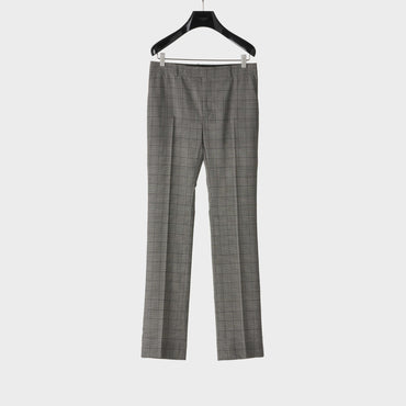 Pants Flare Anglais Laine Carreaux Pantalon - Craie/Noir