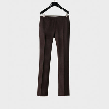 English Flare Trousers - Brown/Chalk