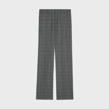 Straight Trousers - Black/Grey