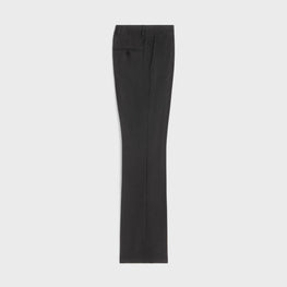 Men Flare Cropped Trousers - Black/Chalk