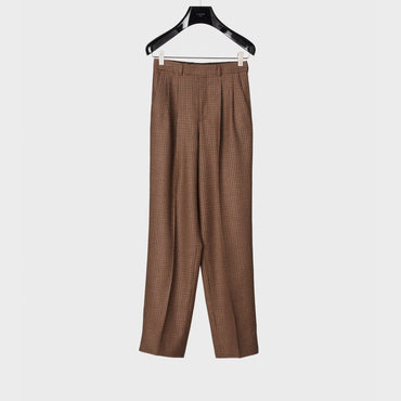 Margaret 2-Pleat Trousers - Dark Beige