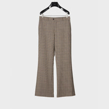 Boot Cut Trousers - Camel/Brown