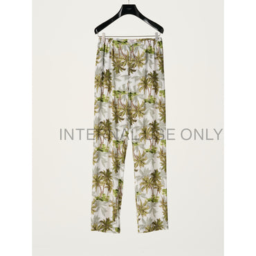 Pantalon Pyjama 1B - Blanc/Gris/Vert