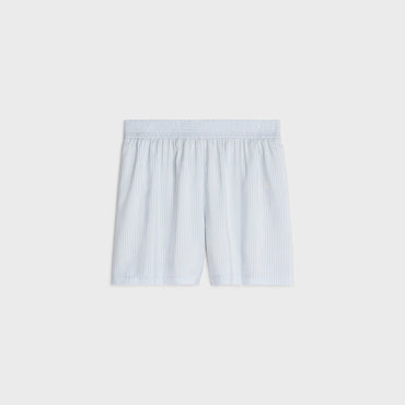 Shorts Set - White/Sky Blue