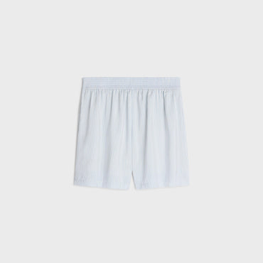 Shorts Set - White/Sky Blue