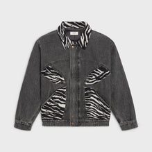 Oversize Mix Ball Jacket - Charcoal Wash