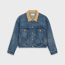 Veste Trucker Cropped - Dark Union Wash