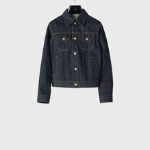 Veste Trucker Cropped 2 Poches - Rinsed