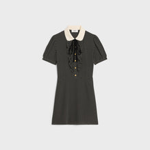 Mini Robe Babydoll - Noir/Ivoire