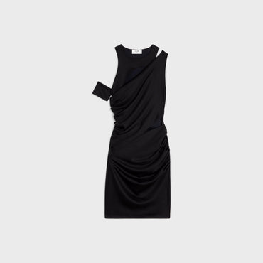 Off Shoulder Lolita Dress - Ultra Black