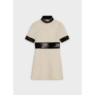 A-Line Mini Skirt Dress - Off White