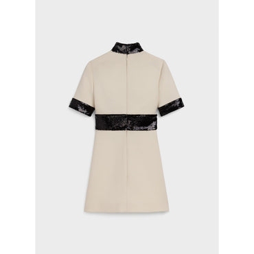 A-Line Mini Skirt Dress - Off White