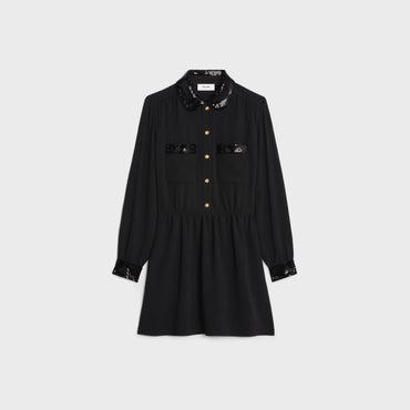 Mini Robe Pensionnaire - Black