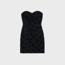 Mini Robe Bustier Décolleté - Black