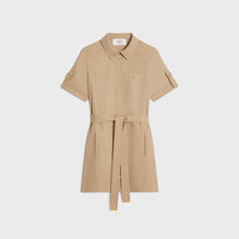 Robe Courte Trapeze - British Beige