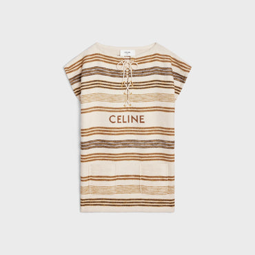 Robe Baja - Ivoire/Olive/Marron