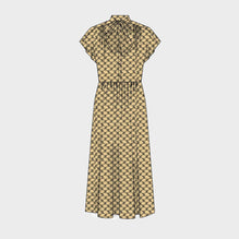Robe Lavalliere Manches Cape - Desert/Caramel