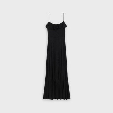 70S Strap Dress - Black