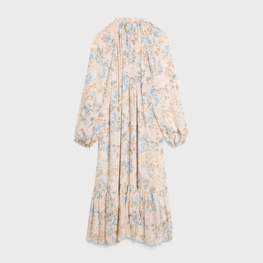 Folk Dress - Butter/Multicolor