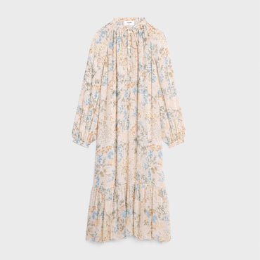 Folk Dress - Butter/Multicolor