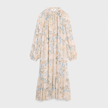 Folk Dress - Butter/Multicolor