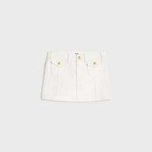 Mini Jupe Taille Basse - Optic White Wash