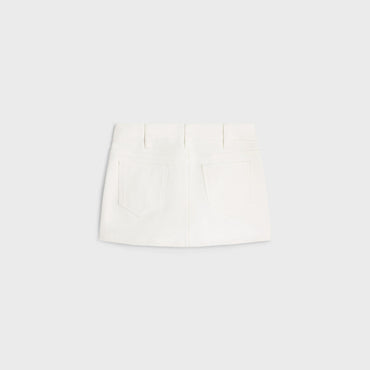 Mini Jupe Taille Basse - Optic White Wash