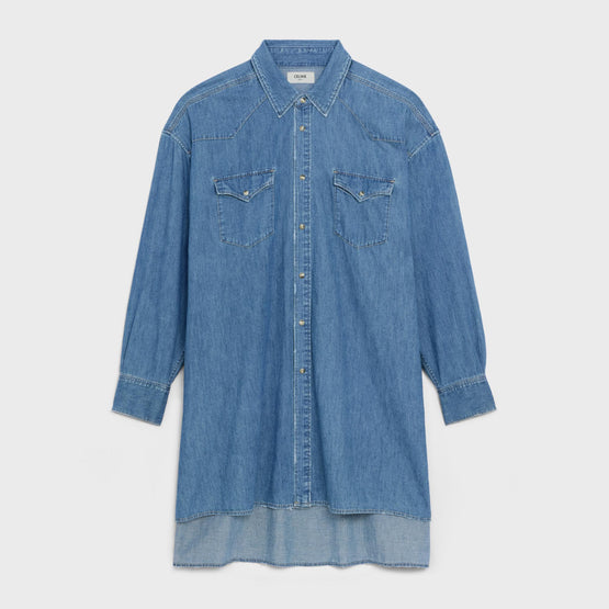 Men Western Painter Shirt - Union Ocean Wash