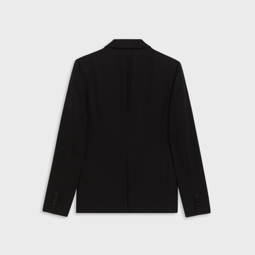 Veste Courte 2B Col Droit Grain De Poudre Tux - Ultra Black
