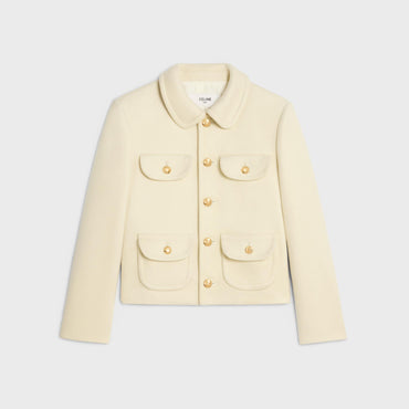 Veste Col Claudine - Off White