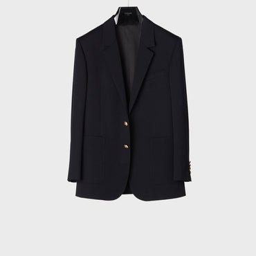 Jude 2B Jacket With Patched Pockets - Navy