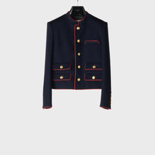 Veste Officier Col Montant - Navy