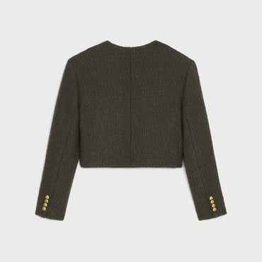 Veste Chasseur Bouclette Natte - Dark Khaki