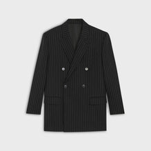 Men Rect 4B Crossed Jacket - Black/Chalk