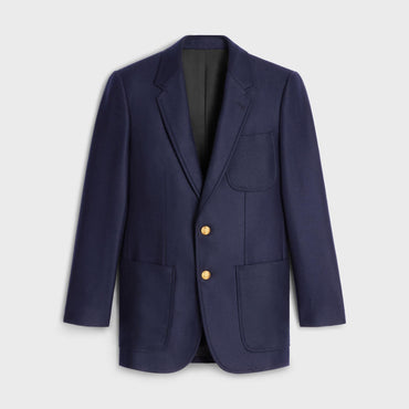 Veste Classique Cashmere Flannel - Navy