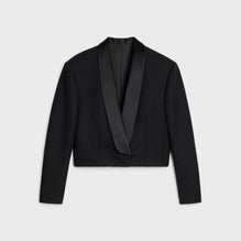 Spencer Tux Col Chale - Black