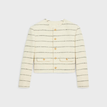 Pure Collar Hunter Jacket - Chalk/Black