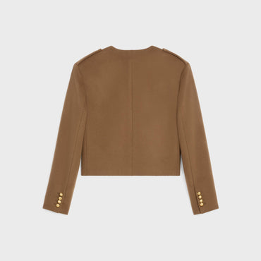 7B Pure Collar Hunter Jacket - Hazelnut