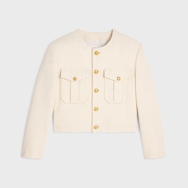 Veste Officier Cropped - Vanilla