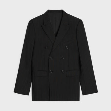 Veste Carnaby 6B Col Crante - Noir/Marron