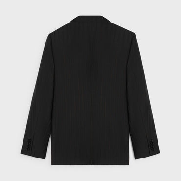 Veste Carnaby 6B Col Crante - Noir/Marron