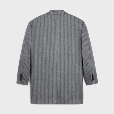 Boy’s Jacket 2B Right Collar - Grey/Black