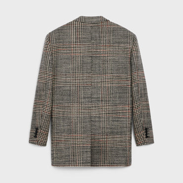 Boy's Jacket 2B Right Collar - Black/Vanilla/Rust