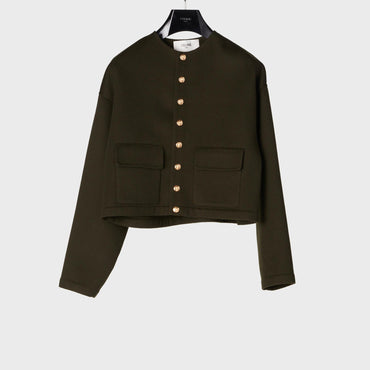 Pressed Cardigan - Forest