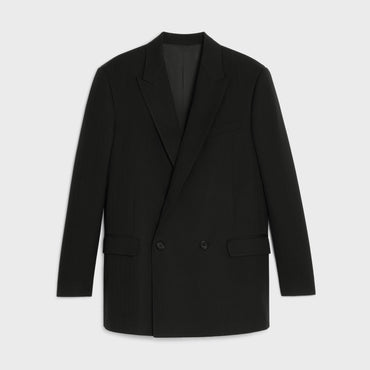 2B Boxy Jacket Low Notch Collar - Black