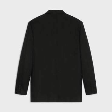 2B Boxy Jacket Low Notch Collar - Black