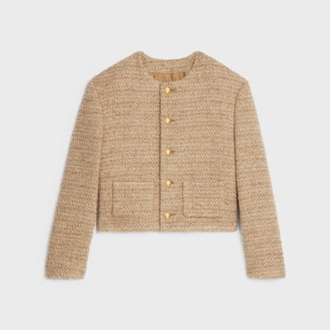 6B Pure Collar Hunter Jacket - Natural