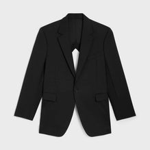 Boxy Jacket 1B Diamond - Black