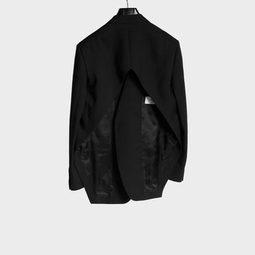 Boxy Jacket 1B Diamond - Black